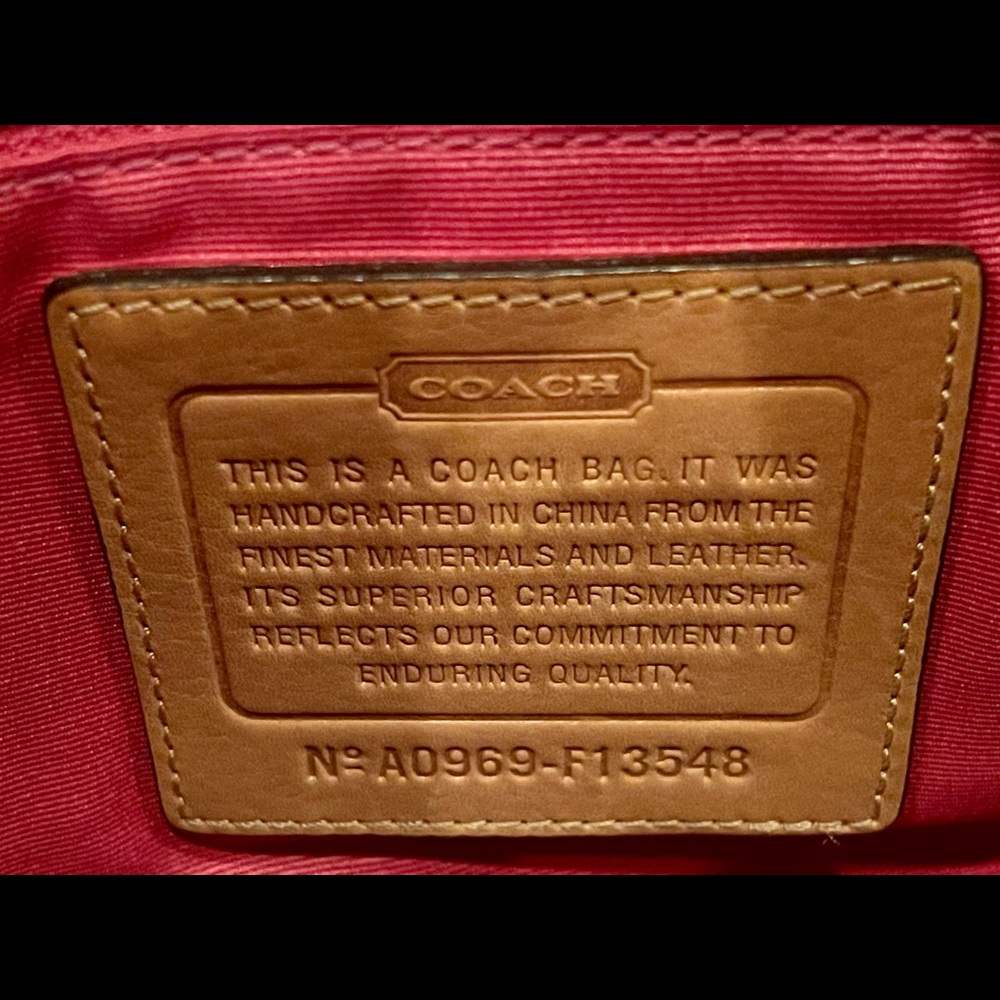 Coach Signature Stripe Tote - Picture 5 of 11